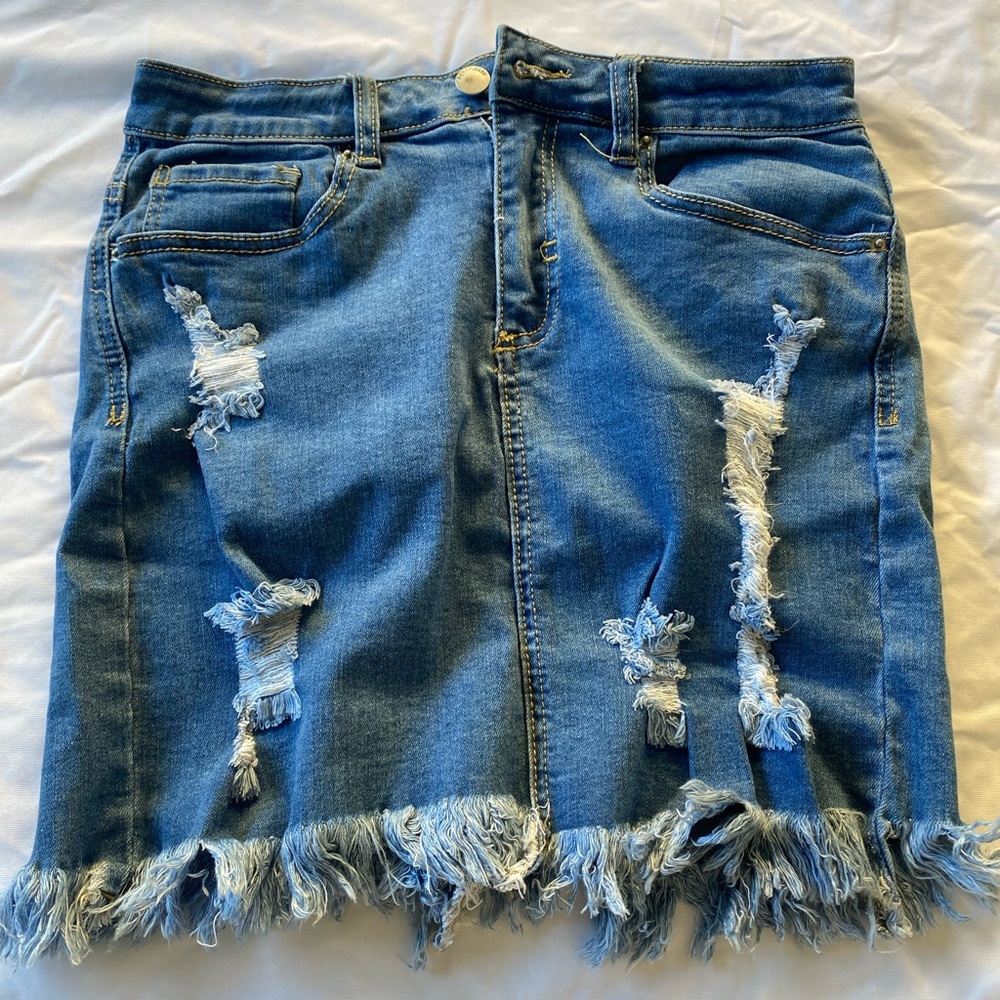 Denim skirt